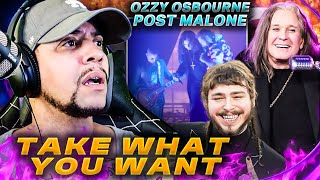 WHERE THIS COMBO COME FROM Ozzy Osbourne x Post Malone  Take What You Want REACTION [upl. by Yenaled]