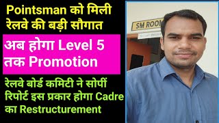 POINTSMAN Promotion Cadre Restructuring रेलवे बोर्ड ने दी बड़ी सौगात [upl. by Cleaves]