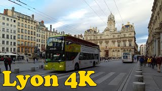 Lyon France Walking tour 4K Presquille and VieuxLyon [upl. by Eugenius]