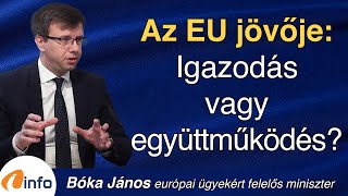 Az Európai Unió jövője Igazodás vagy együttműködés Bóka János Inforádió Aréna [upl. by Corson]