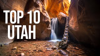 TOP 10 PLACES IN UTAH  That Arent National Parks [upl. by Anuska896]