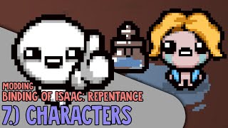 7 Characters  Binding of Isaac Repentance Modding Tutorial [upl. by Ahsian]