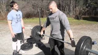 CrossFit  Hang Power Snatch with Hobart and Malleolo WOD 101116 [upl. by Nellac]