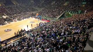 Panathinaikos vs Real Madrid 17042018 25000 fans [upl. by Siblee]