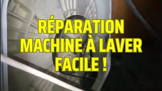 Réparation machine à laver dont le tambour ne tourne plus lulu [upl. by Powers]