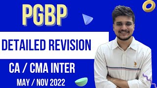 PGBP  CA CS CMA Inter  Executive  detailed revision NovDec 22 Onwards [upl. by Aney]