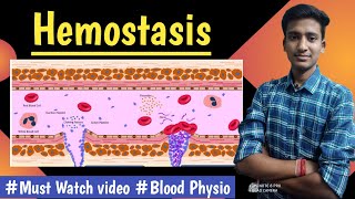 Hemostasis  Blood Physio LecturesMBBS hindi Ashish [upl. by Eastlake]