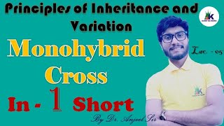 Principles of Inheritance and Variation Class 12  Monohybrid Cross By Dr Anjeel Sir Neet 202425 [upl. by Ponton]