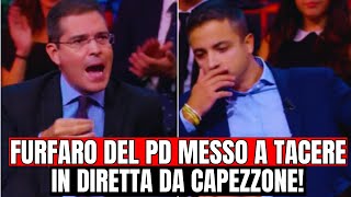 CAPEZZONE ZITTISCE MARCO FURFARO DEL PD IN DIRETTA [upl. by Rockwood]