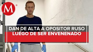 Alexei Navalny opositor ruso es dado de alta continuará su tratamiento en Alemania [upl. by Luemas]