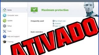 como baixar instalar e ativar esetnod 32 antivirus 6 32 bits 64 bits ptbr [upl. by Elmaleh]