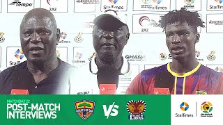 Hearts of Oak 2  1 Heart of Lions  Postmatch Interviews  Ghana Premier League  MD 22 [upl. by Pfeifer]