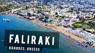 Faliraki by drone Rhodes  GREECE 🇬🇷 [upl. by Renata559]