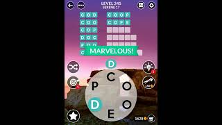 Wordscapes Uncrossed Level 245 Serene 17 [upl. by Shaikh]