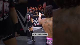 ROB VAN DAM WANTS PAYBACK AGAINST WES LEE robvandam weslee wwenxthighlightsthisweek trending [upl. by Nonarb]