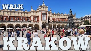 Krakow Poland Summer 2024 Walking Tour [upl. by Edrick]