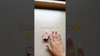 Acrylic nails at home🪷❤shortvideo makeup nails [upl. by Myriam]