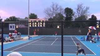 Peter Kobelt sends Ohio State to the NCAA Semifinals  1st 6 points of 2nd set TB [upl. by Ainomar]