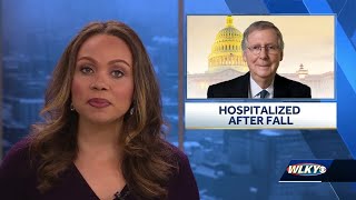 Mitch McConnell hospitalized after fall [upl. by Monreal]