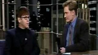 ELTON JOHN INTERVIEW ON CONAN 5 OBRIEN [upl. by Carr791]