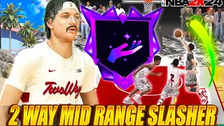 NEW 67 “2 WAY MID RANGE SLASHERquot BUILD is UNSTOPPABLE in THE REC on NBA 2K24 [upl. by Dempster702]