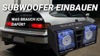 SUBWOOFER INS AUTO EINBAUEN DIE BASICS [upl. by Ansel]