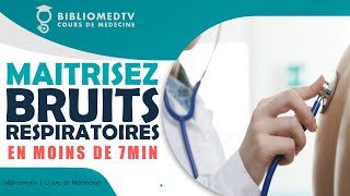 Cours de Pneumologie  Les Bruits Respiratoires [upl. by Tory655]