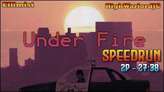 Under Fire Arcade Speedrun  2P  2738 WR 2973116 [upl. by Delle]