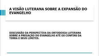 2Introdução à Missiologia Colonialismo e Missão  Pr Leonardo Matuda [upl. by Arrio338]