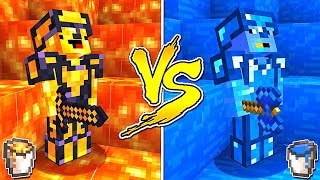 ¡NOOB vs PRO en MINECRAFT ⚔️😂  BATALLA de LAVA y AGUA [upl. by Erej982]