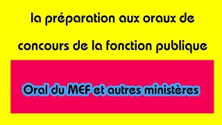 Oral de concours  comment répondre aux principales questions la meilleure façon de se présenter [upl. by Berhley586]