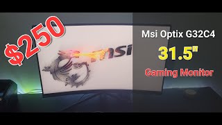 MSI Optix G32C4 Gaming Monitor Review [upl. by Able]