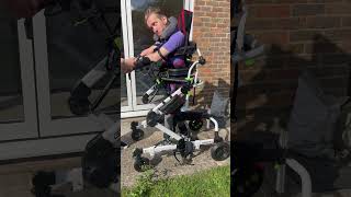 Grillo walking frame Stepping cerebralpalsy [upl. by Eseeryt]