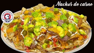 Receta de nacho con carne de res [upl. by Nage]