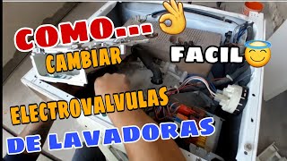 CAMBIO DE ELECTROVALVULAS LAVARROPA MABE 👆👆👆 [upl. by Adnilema]