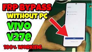 Vivo V27e Frp Bypass without PC [upl. by Eivod]