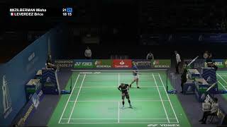 Match Point  Misha Zilberman vs Brice Leverdez  MS QF  European Championships 2022 [upl. by Meares]