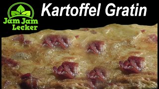 Kartoffelgratin mit Wirsing und Schinken  Rezept zum kochen [upl. by Kevon]