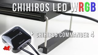 Test rampe Chihiros LED WRGB  Commander 4 [upl. by Drarreg]