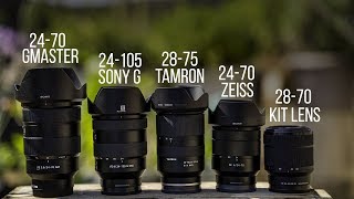 Which Sony 2470mm lens should you buy for FullFrame Buying Guide 2018 [upl. by Solly704]