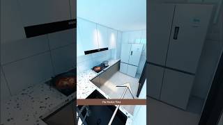 How to make modular kitchen shorts Sadik furniture homedecor viral video [upl. by Yerffej]