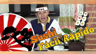 Sushi Fácil y Rápido  CocinandoConRichi  Richi Rh [upl. by Aisad]