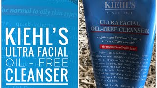 Kiehl’s  ultra facial oil free cleanser  MINI REVIEW [upl. by Volnay]