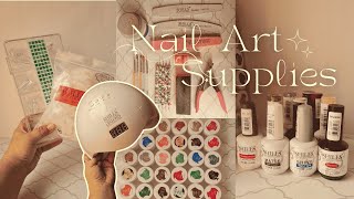 I bought Professional Nail Art Supplies 😍💅🏻  Nail art for beginners  Haul Video [upl. by Arjan]