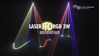 Evolights Laser Pro RGB 3W Animation – professional stage laser [upl. by Aurlie]