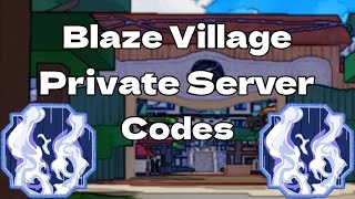 20 Private Server Codes For Blaze  Shindo Life [upl. by Atlante]