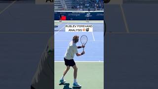 Andrey Rublev Forehand Analysis💥✅ Video credit zenracquets tennis shorts [upl. by Fennelly]