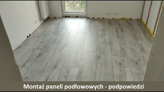 Układanie paneli podłogowych  kilka porad [upl. by Smaoht857]