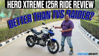 Hero Xtreme 125R Ride Review  Best 125cc Bike In India  MotorBeam [upl. by Ahsram486]