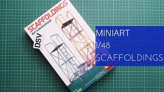 Miniart 148 Scaffoldings 49005 Review [upl. by Harriette]